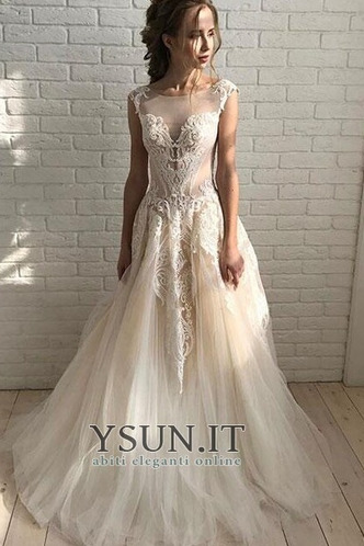 Abito da sposa in pizzo Petit Bateau A-Line Naturale Senza Maniche - Pagina 1