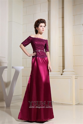 Abito mamma sposa Raso elastico A-Line Alta Coperta A Terra Tipo standard - Pagina 3