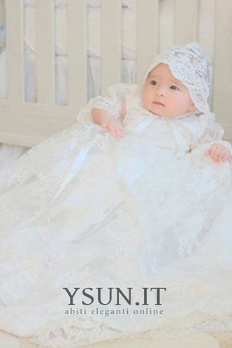 Abito cerimonia bambina decorato Naturale Principessa Non Specificato Farfalla Ornamento - Pagina 3