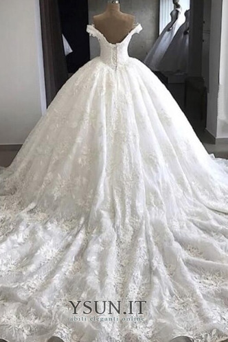 Abito da sposa Inverno Allacciato Lace Coperta Cattedrale di treno - Pagina 2