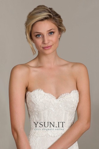 Abito da sposa Applique Cuore Lungo Naturale unbacked trendiness - Pagina 7