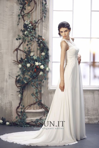 Abiti da sposa perline Eleganti Applique Cinghia in rilievo Lungo - Pagina 2