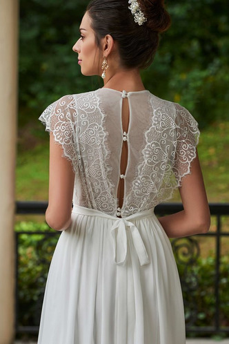 Abito da sposa Buco della serratura Senza Maniche Pizzo Overlay Tipo standard - Pagina 6