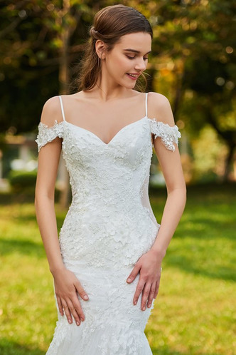 Abito da sposa Non Specificato Tubino moda Bottone Maniche Corte Shiena Sheer - Pagina 4