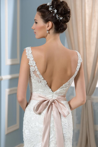 Abito da sposa Farfalla Ornamento Schiena Nuda Tubino Raso Petit Bateau - Pagina 5