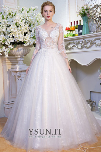 Abito da sposa Eleganti All Aperto A Terra Previsione Applique Cerniera - Pagina 1