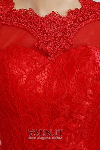 Abito da sposa Chiesa T luce Maniche a 3/4 Lace Coperta Treno di spazzata - Pagina 4