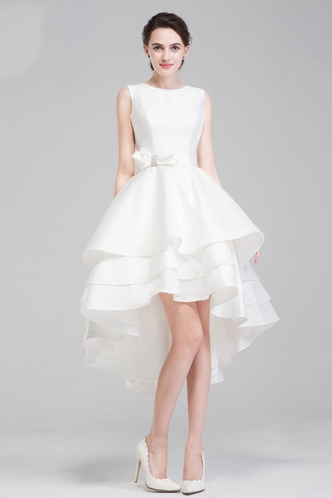 Abito da sposa Spiaggia Autunno Schiena Nuda Raso abbondante Naturale - Pagina 1