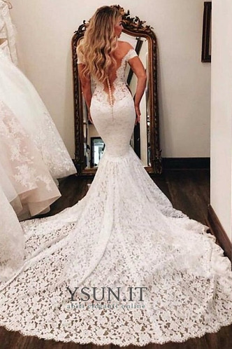 Abito da sposa in pizzo Treno di spazzata Sexy all'aperto Non Specificato - Pagina 2