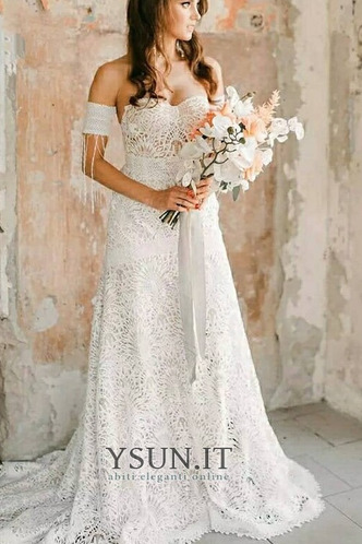 Abito da sposa Senza Maniche Cuore moda Pizzo francese Cappellini - Pagina 1