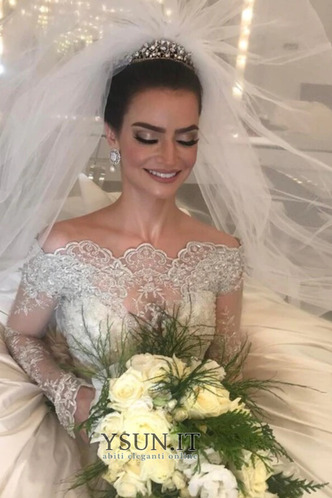 Abito da sposa Pizzo Naturale Maniche Lunghe Lungo Non Specificato - Pagina 2