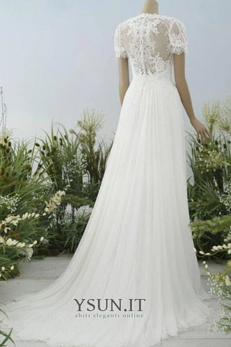 Abito da sposa Estate tessuto Non Specificato A-Line Applique Quanto - Pagina 2