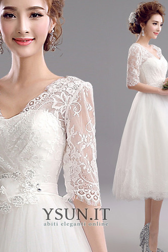 Abito da sposa Tulle Schiena Nuda in pizzo Tipo standard Lace Coperta - Pagina 5