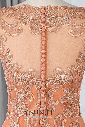 Abito mamma sposa Pizzo francese Pizzo Overlay Lungo Largo Bretelle Eleganti - Pagina 5