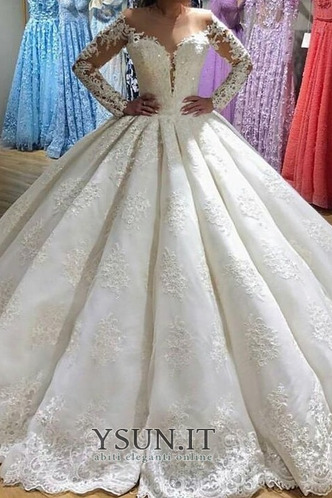 Abito da sposa Classe in pizzo Raso Chiesa Quanto Lace Coperta - Pagina 1