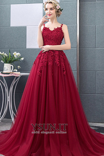 Abito da sposa Pizzo A-Line Super bordo rialzato Naturale Clessidra - Pagina 1