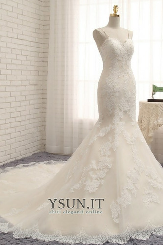 Abito da sposa Cerniera Spaghetti spalline Non Specificato Pizzo Lace Coperta - Pagina 3