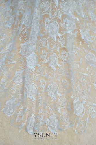 Abito da sposa Lace Coperta Profondo scollo a v Senza Maniche Corpo a pera - Pagina 9