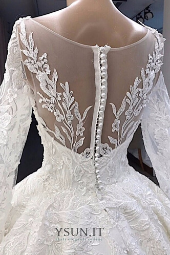 Abito da sposa Lace Coperta Cattedrale di treno Naturale Triangolo Invertito - Pagina 2