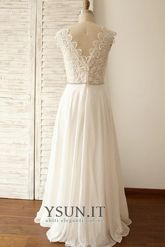 Abito da sposa in pizzo abbondante Profondo V-scollo A-Line Scollo a v V - Pagina 2