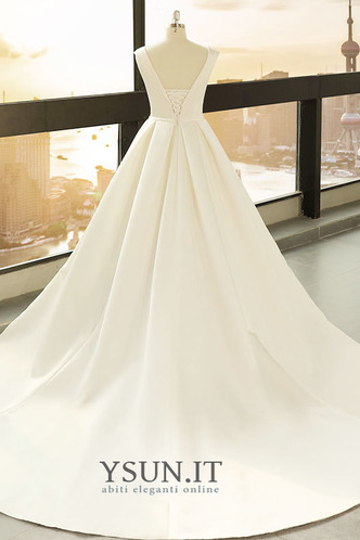 Abito da sposa Formale Schiena Nuda a linea Gonna lunga Naturale Non Specificato - Pagina 2