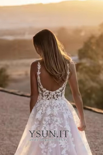 Abito da sposa Pizzo Spaghetti spalline Corpo a pera Lace Coperta - Pagina 2