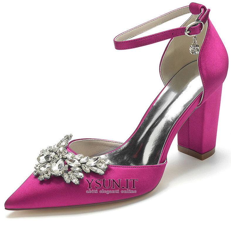 Scarpe sposa fucsia clearance