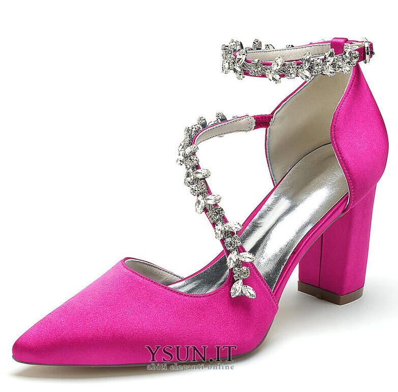 Scarpe da sposa rosa deals
