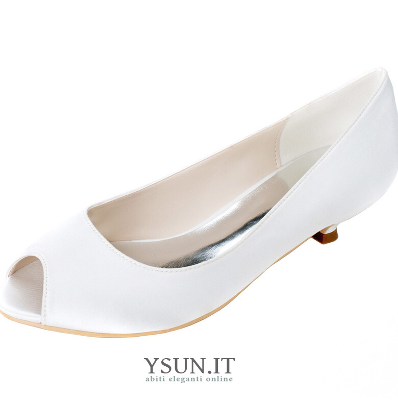 Scarpe open hotsell toe tacco basso