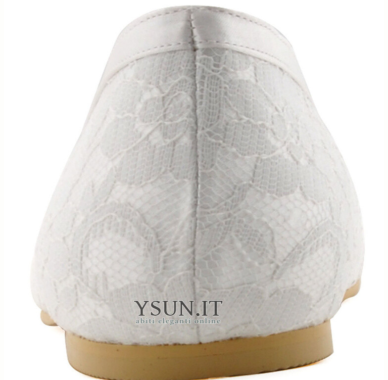 Scarpe da sposa in pizzo scarpe da sposa piatte per donne incinte comode tacchi bassi www.ysun
