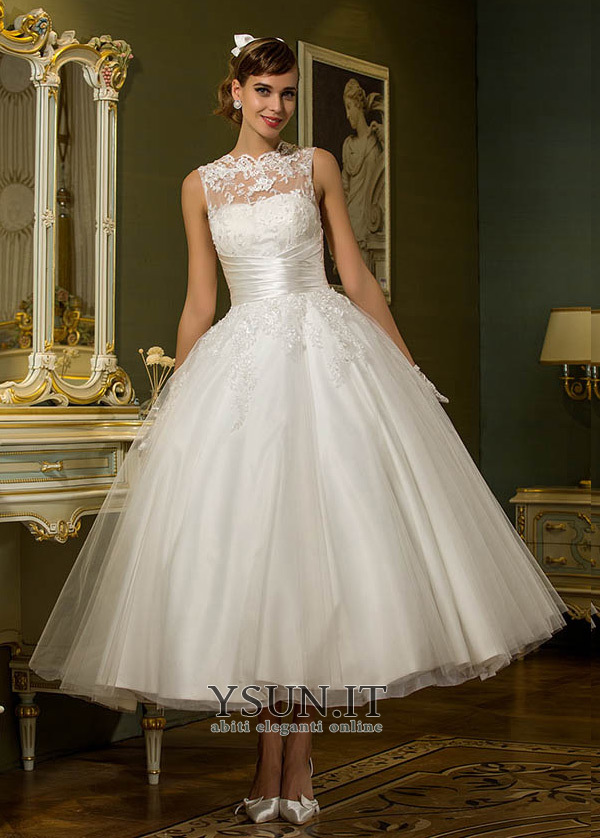 Abiti da sposa sales alla caviglia