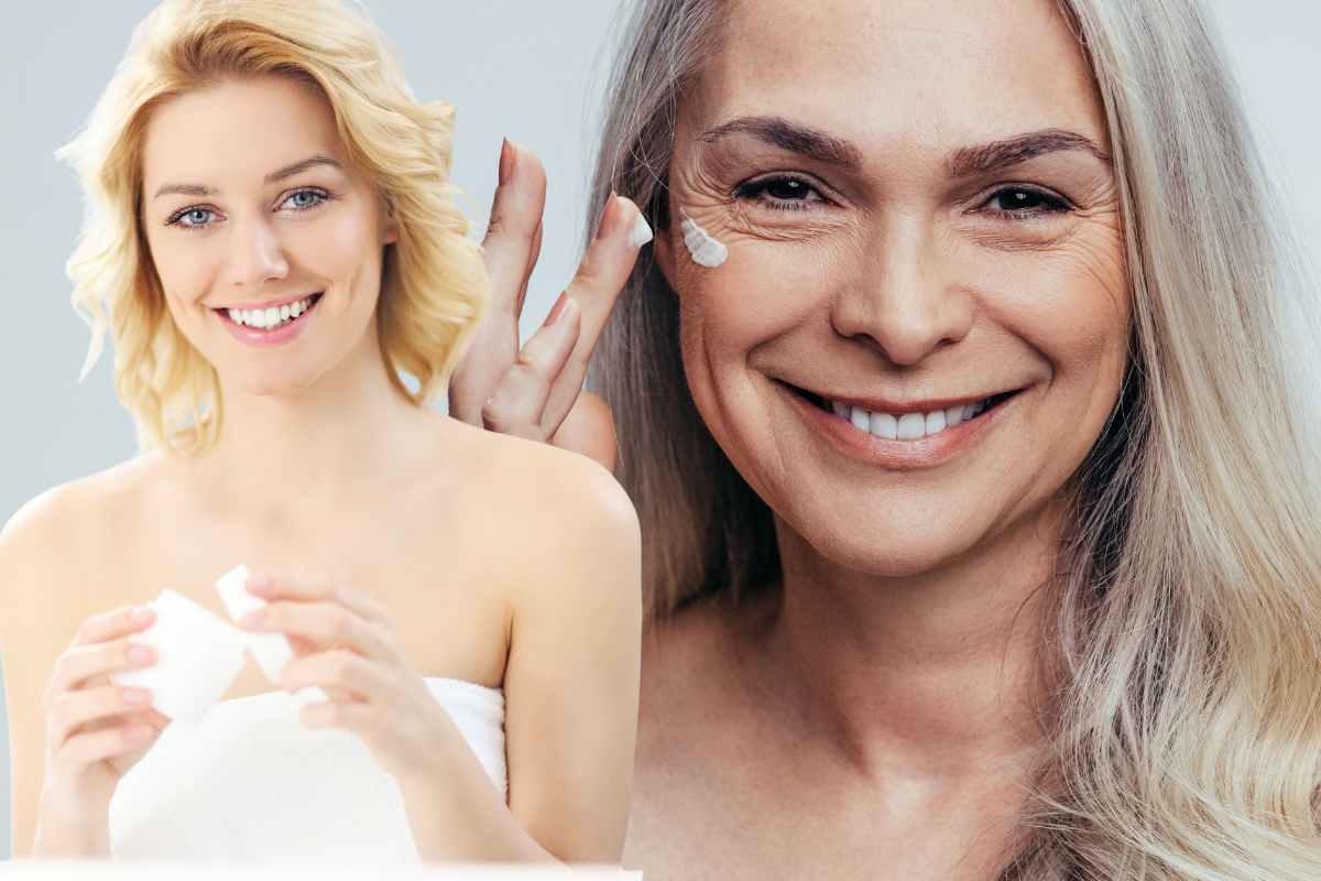 signore che si mettono la crema